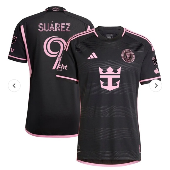 Luis Suárez Inter Miami CF adidas 2024 Mens L/Xl Slim Fit Athletic Pre Owned - Picture 2 of 5